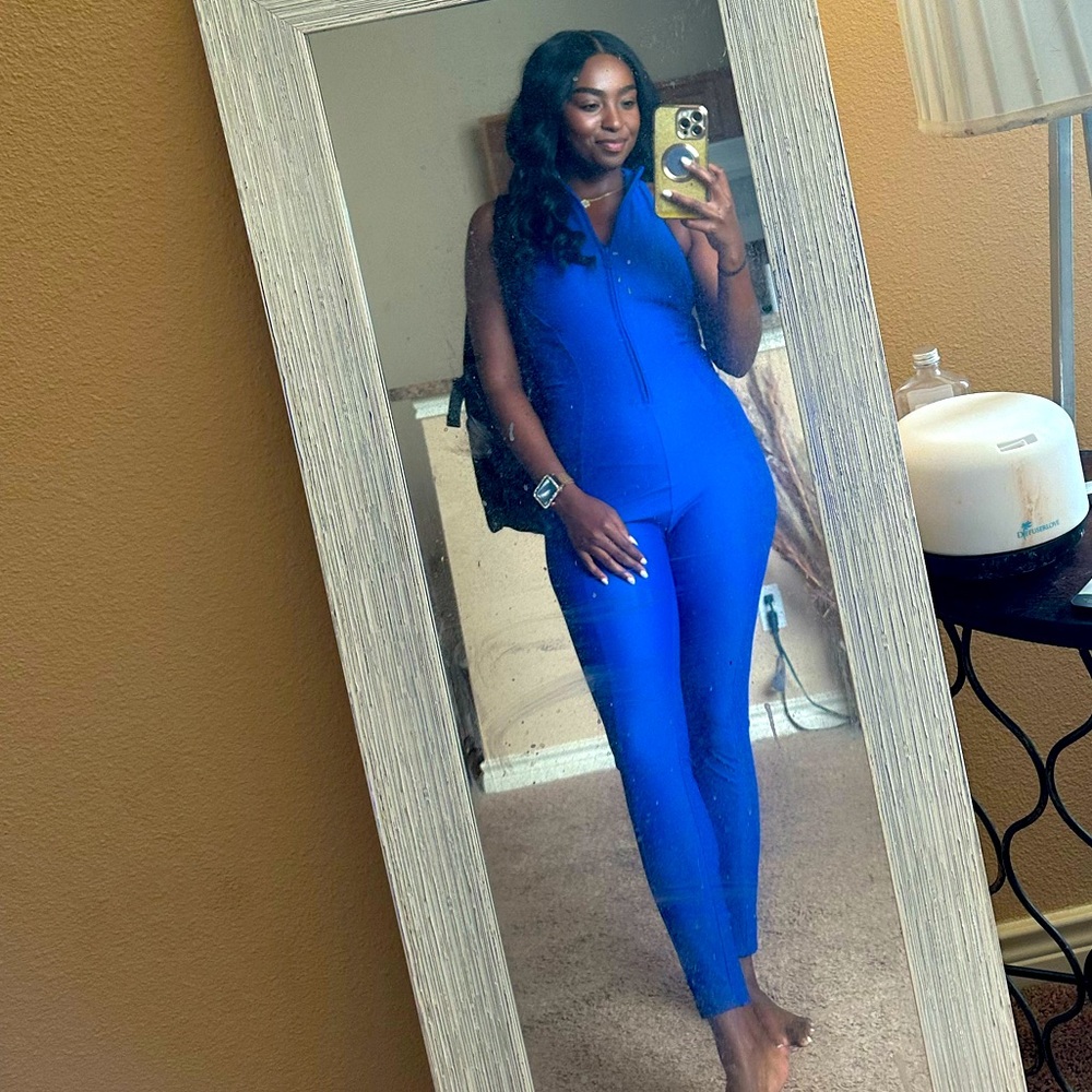 Victoria Secret Blue Jumpsuit